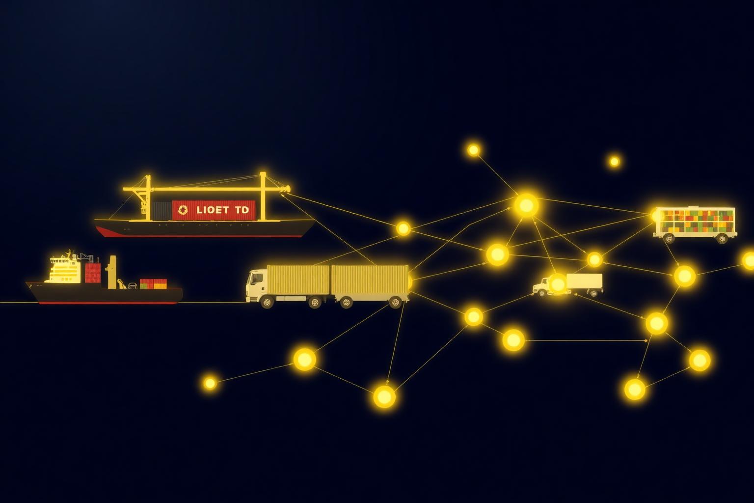 Latttice Supply Chain Executive Visual Journey showing fragmented supply chain systems becoming trusted operational decisions through governed data products.